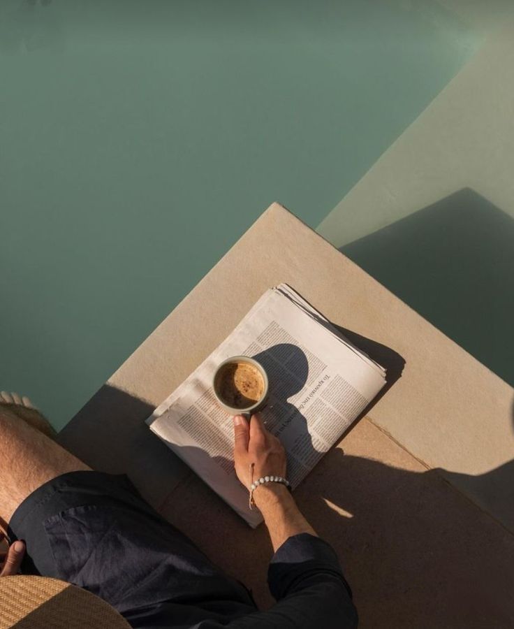 An espresso on a marble counter
